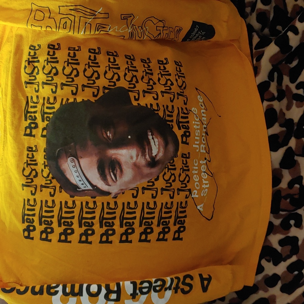 Tupac poetic justice graphic tee